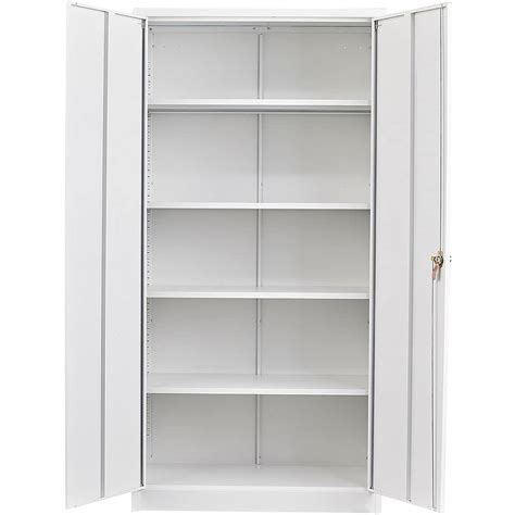 steel and wood storage cabinet|metal storage cabinets with doors and shelves.